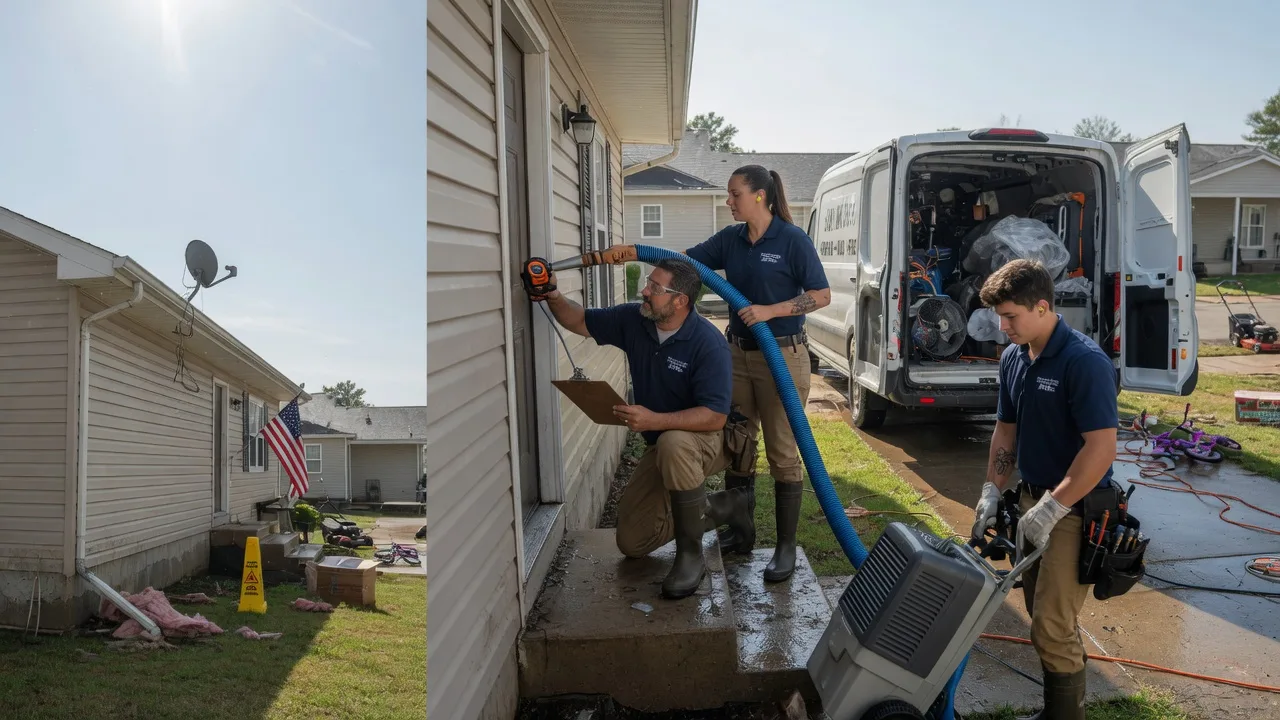 Ceiling Water Damage Restoration in Bushkill, PA near me